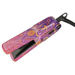 GVP Travel Flat Iron Hair Straightener‎ Pink Purple Ombre 1 1/2 Wide